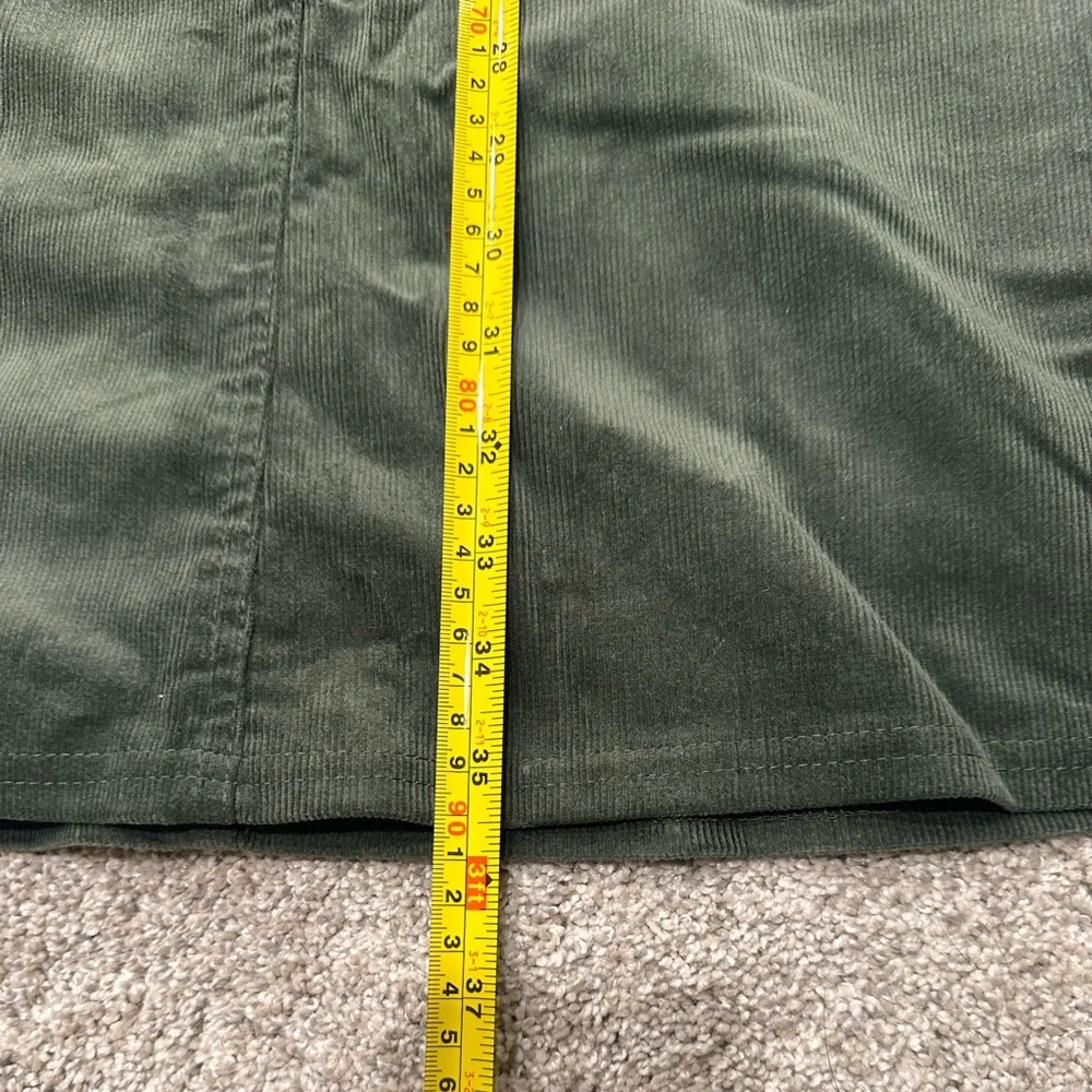 NWT Green Corduroy Skirt - Picture 8 of 10